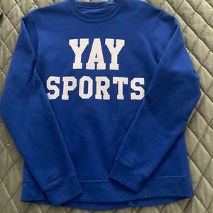 ‘Yay Sports’ medium sweatshirt